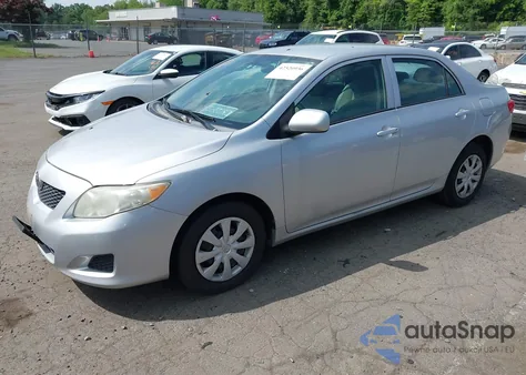 2009 Toyota Corolla Le из США, поврежденный, VIN 2T1BU40E69C018604